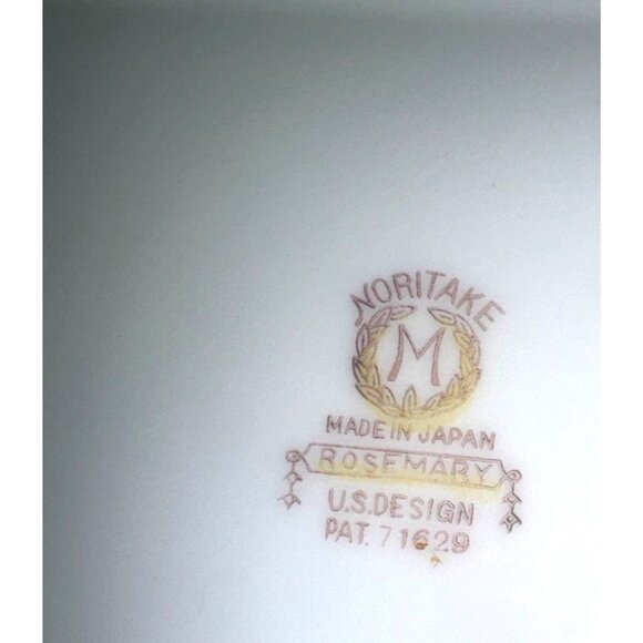 Noritake Rosemary Oval Platter 16" With Chip In Ring - Picture 4 of 8